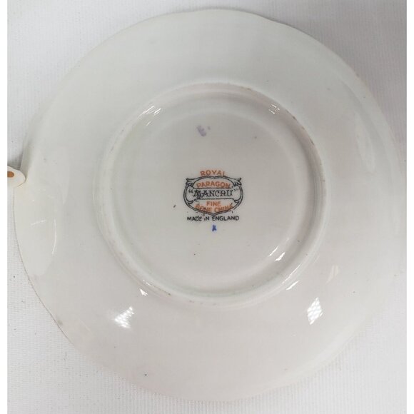 Vintage Royal Paragon Manchu Pattern Fine Bone China Tea Cup and Saucer - Picture 9 of 12